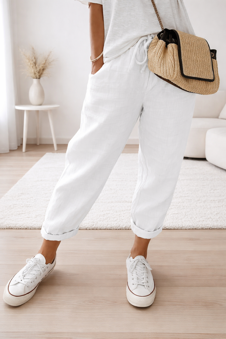 Lefèvre™ Pantalon Lin Confort Été