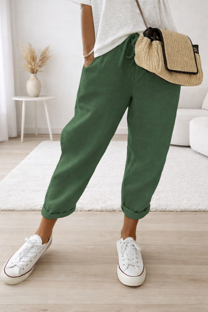 Lefèvre™ Pantalon Lin Confort Été