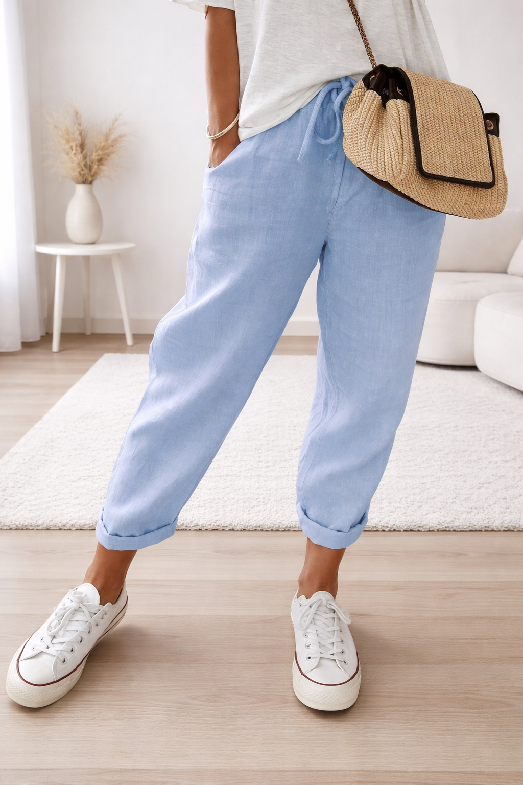 Lefèvre™ Pantalon Lin Confort Été