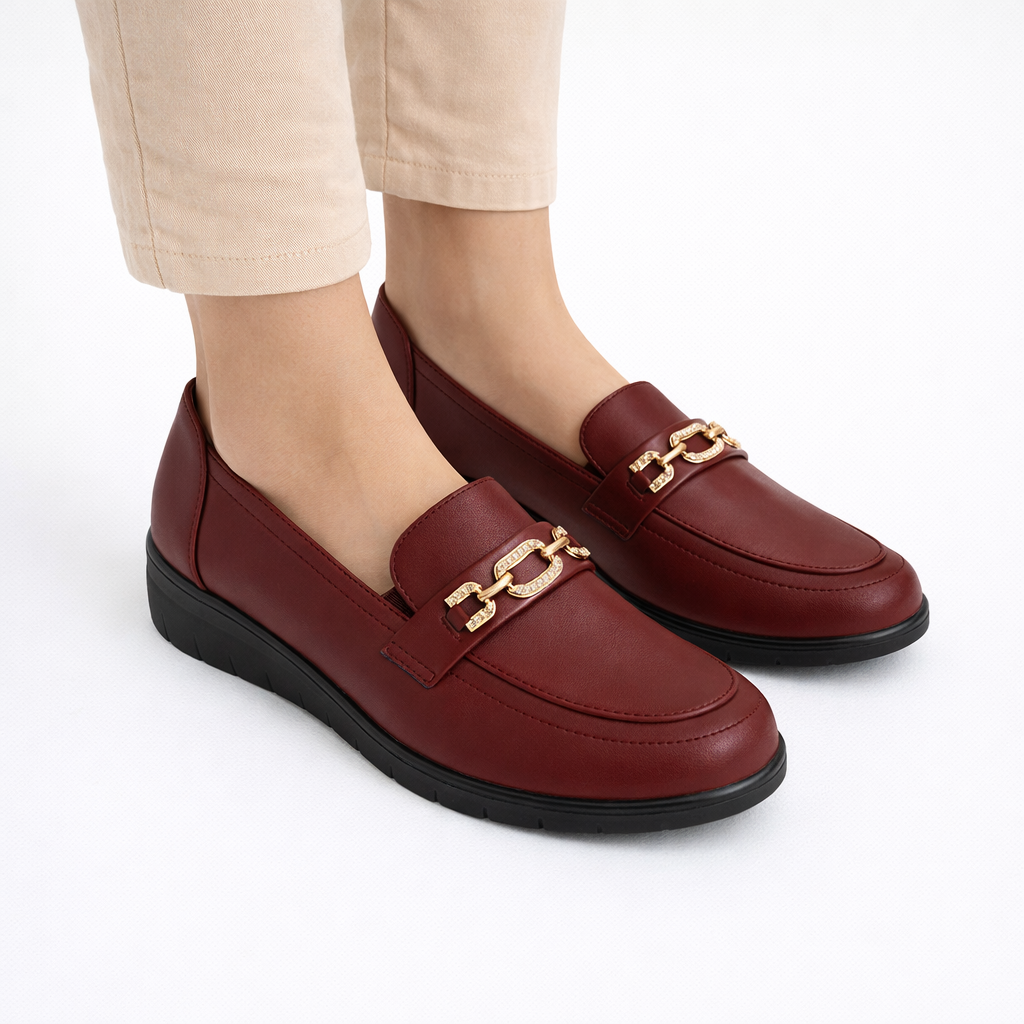 Lefèvre™  Mocassin confortable Femme