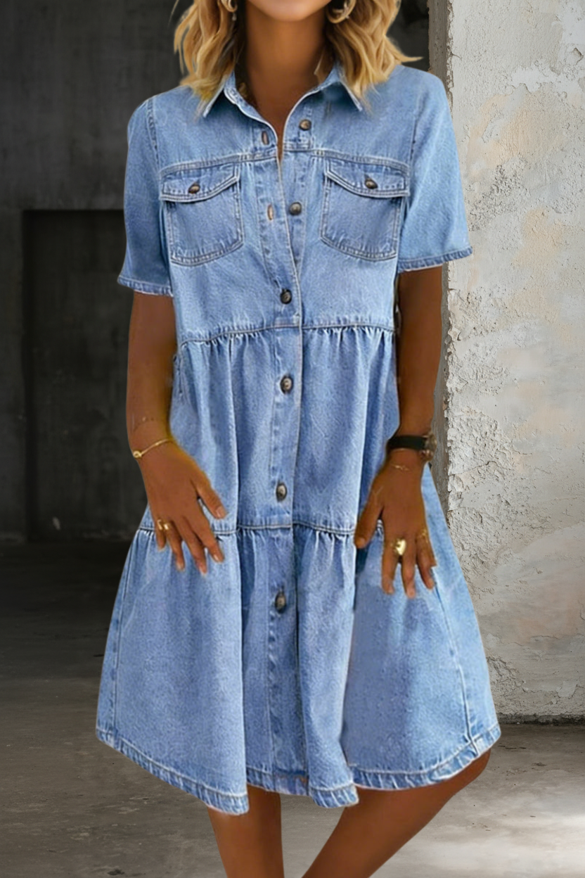 Lefèvre | Robe en jean décontractée élégante