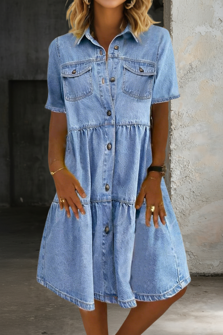 Lefèvre | Robe en jean décontractée élégante