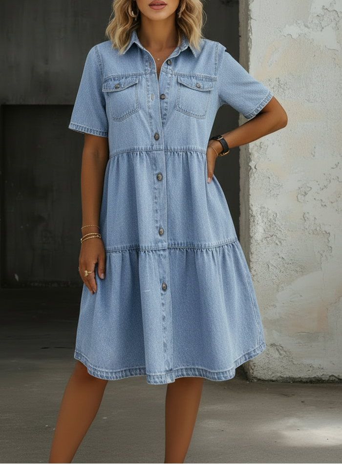 Lefèvre | Robe en jean décontractée élégante