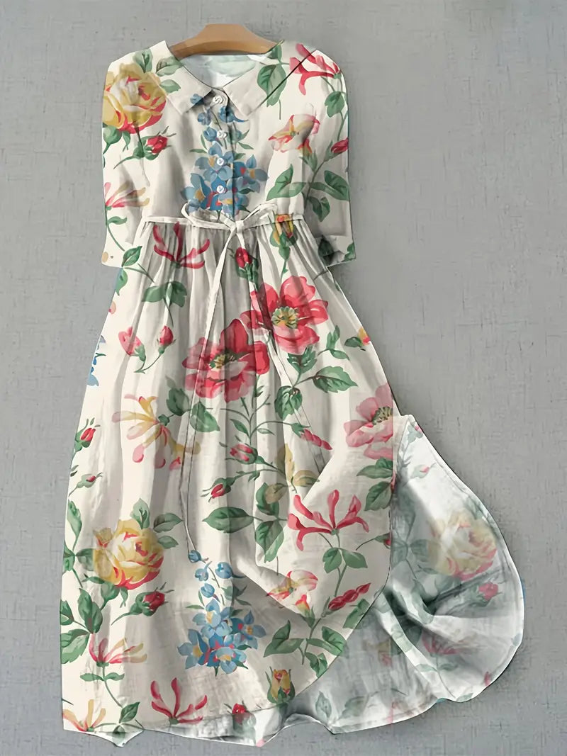 Livia - Robe Florale Élégante