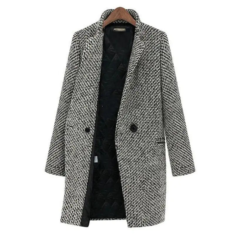Lefèvre™ Manteau élégant pour l'automne et l'hiver
