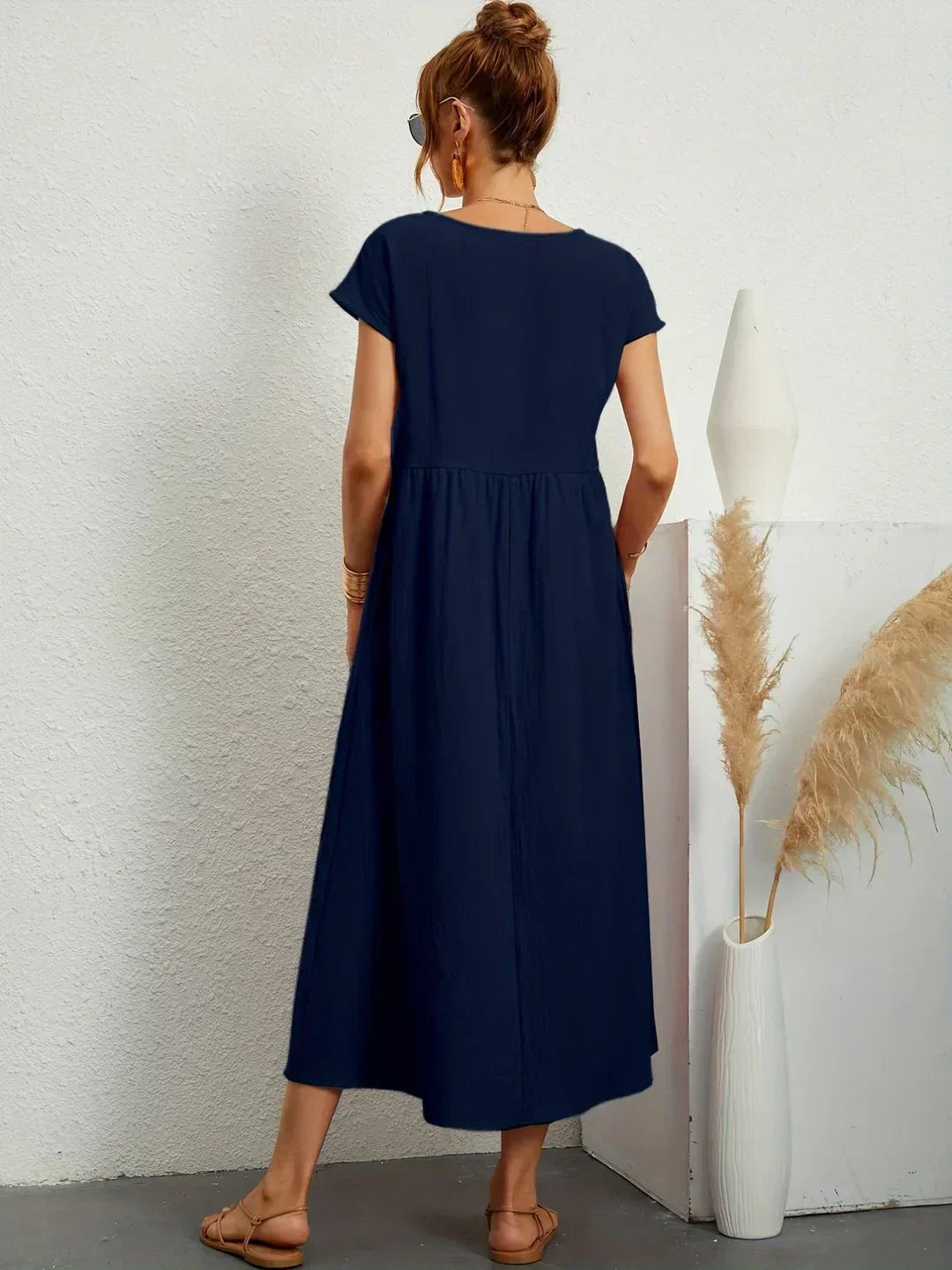 Gabriela | Robe midi fluide d'élégance intemporelle