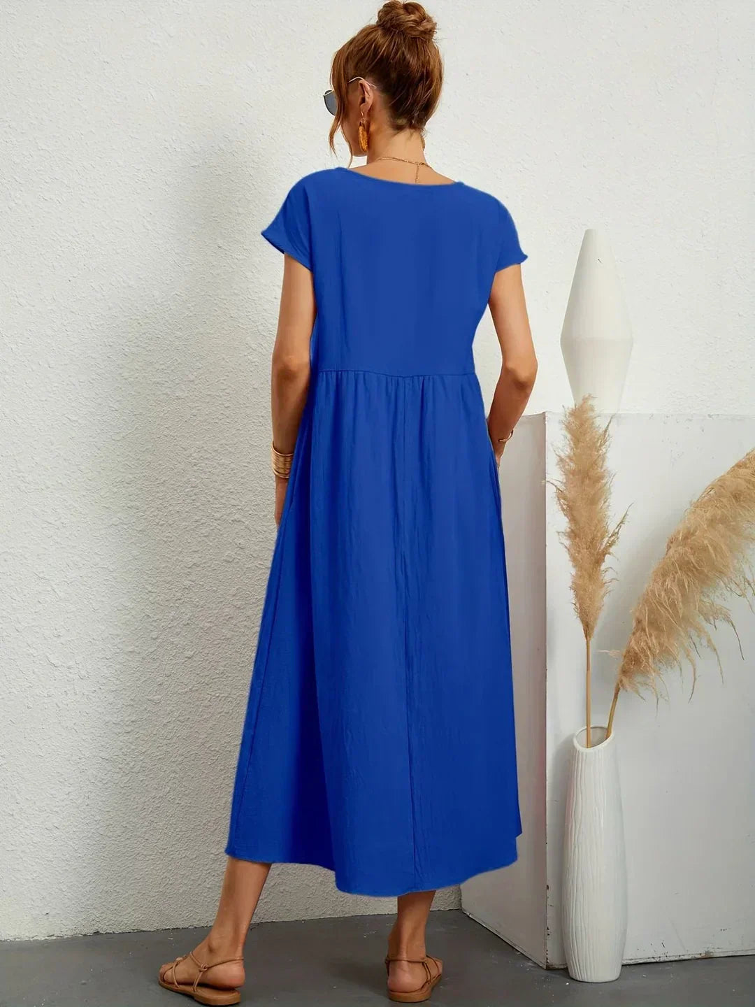 Gabriela | Robe midi fluide d'élégance intemporelle
