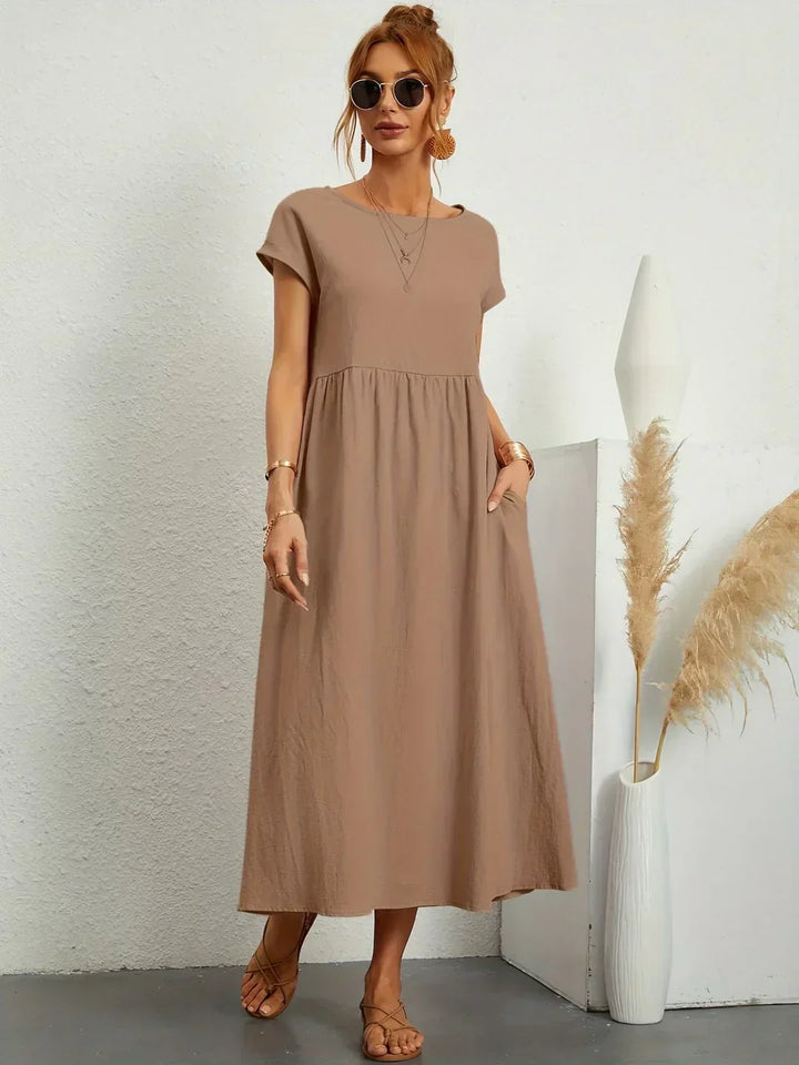 Gabriela | Robe midi fluide d'élégance intemporelle