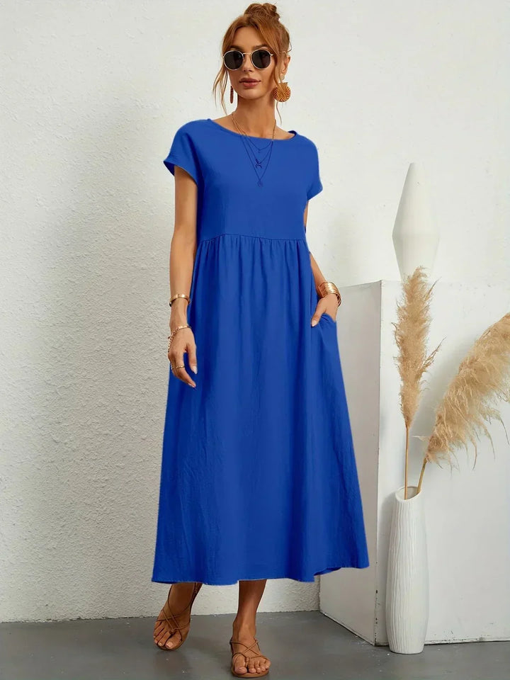 Gabriela | Robe midi fluide d'élégance intemporelle