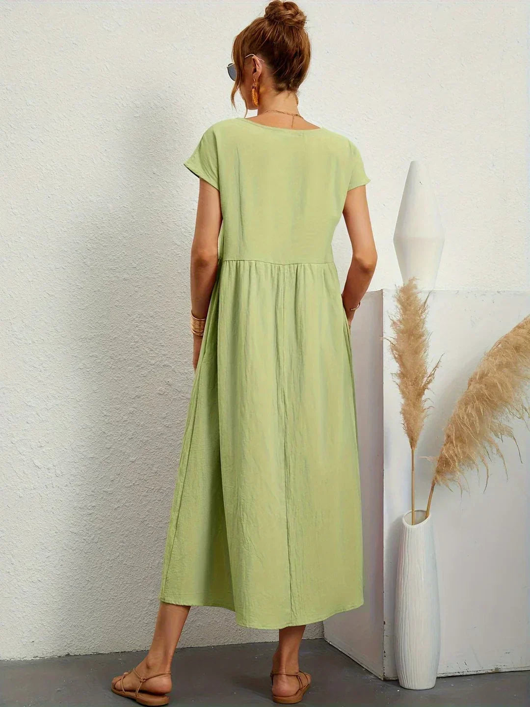 Gabriela | Robe midi fluide d'élégance intemporelle