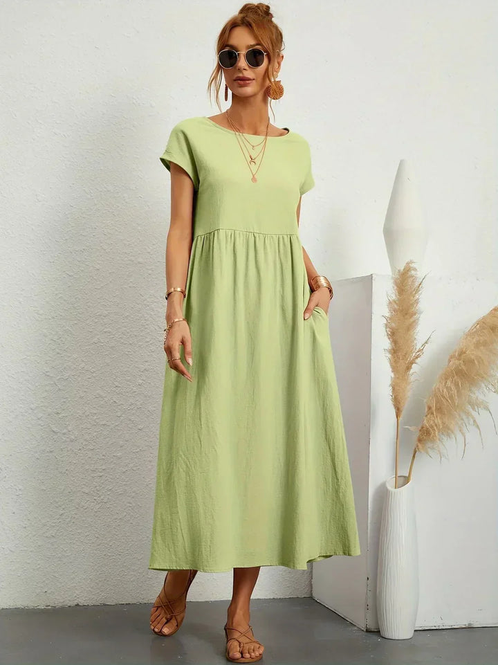 Gabriela | Robe midi fluide d'élégance intemporelle