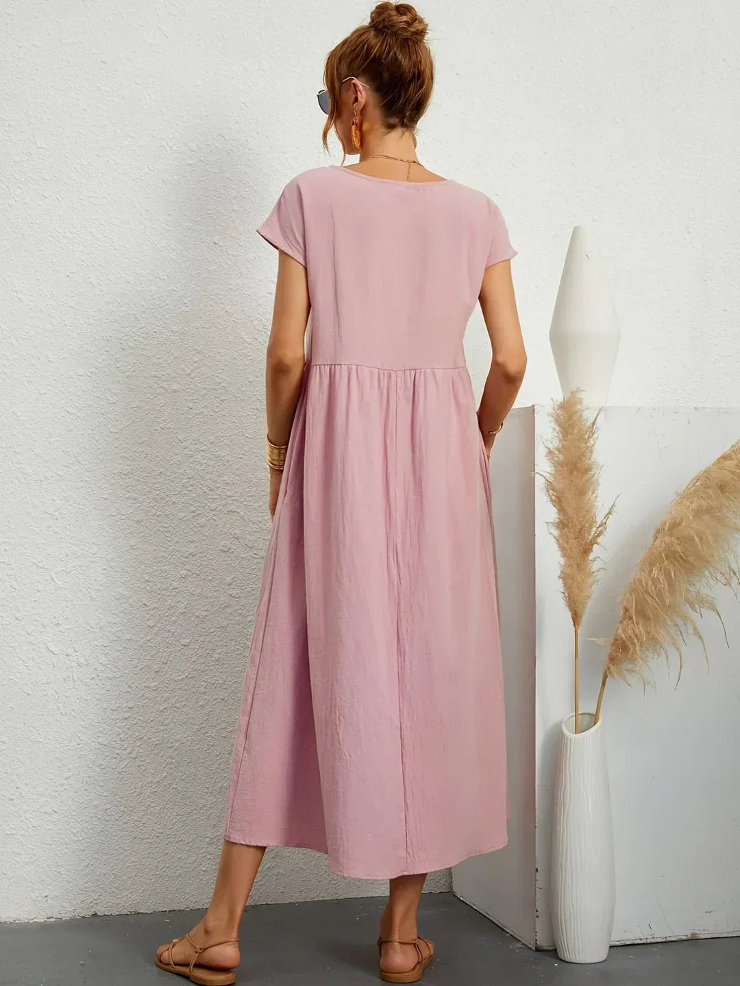 Gabriela | Robe midi fluide d'élégance intemporelle