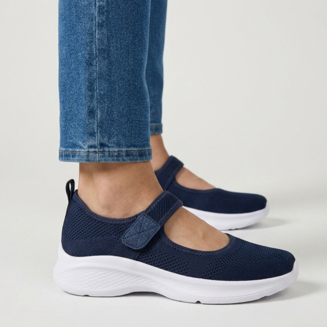Lefèvre™ Sandale confortable femme avec velcro