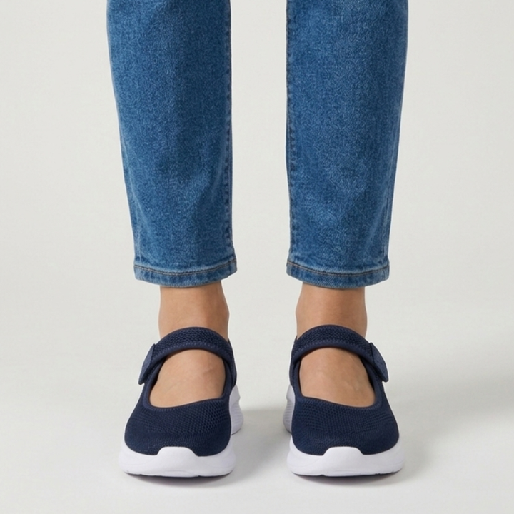 Lefèvre™ Sandale confortable femme avec velcro