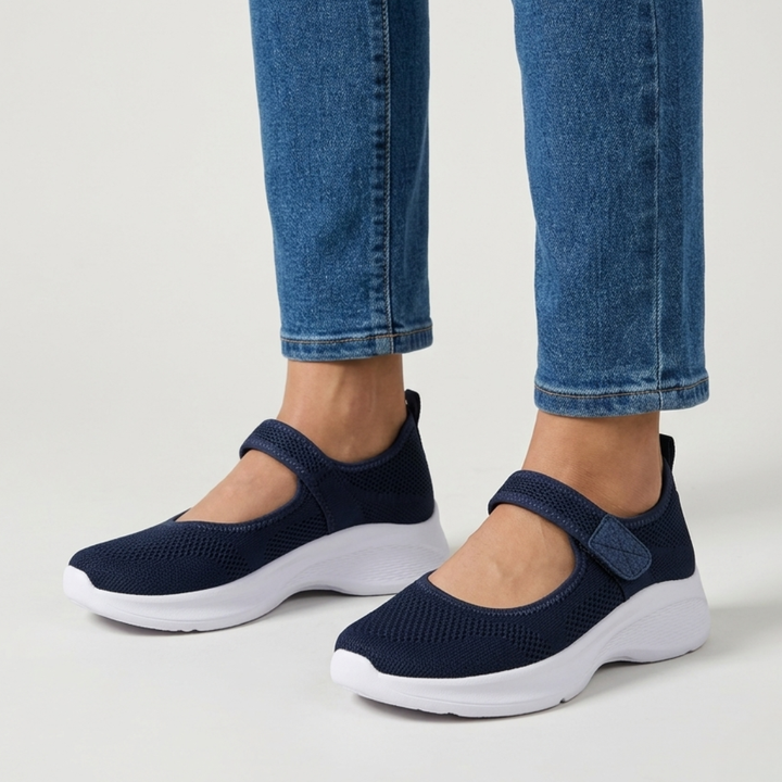 Lefèvre™ Sandale confortable femme avec velcro