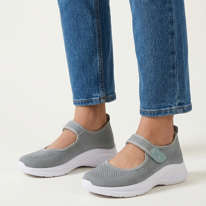 Lefèvre™ Sandale confortable femme avec velcro