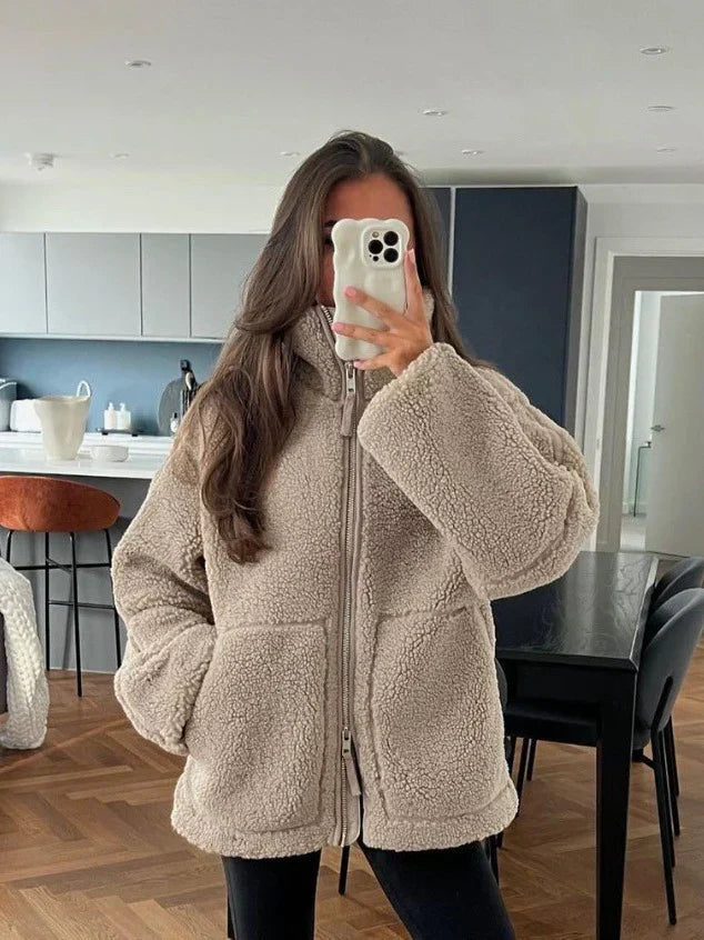 Lefèvre™ Veste d’hiver douce et chaude