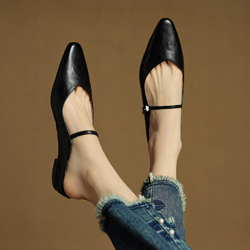Lefèvre™ Authentic Leather Mules