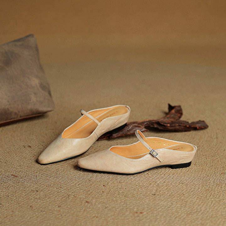 Lefèvre™ Authentic Leather Mules
