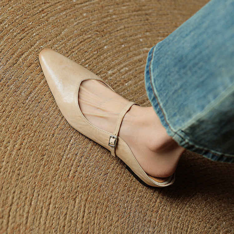 Lefèvre™ Authentic Leather Mules