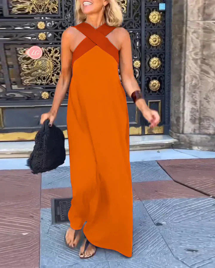 DELFINA | ROBE À COUPE CROISÉE