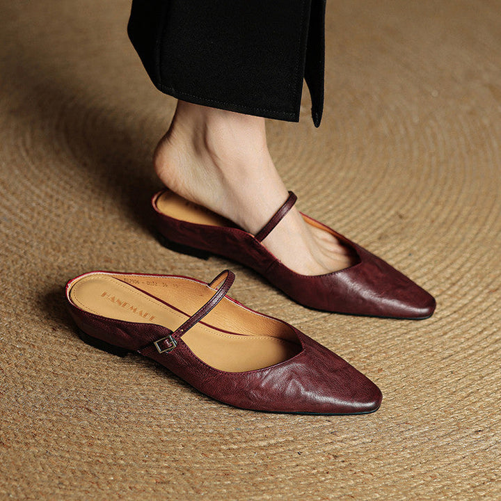 Lefèvre™ Authentic Leather Mules