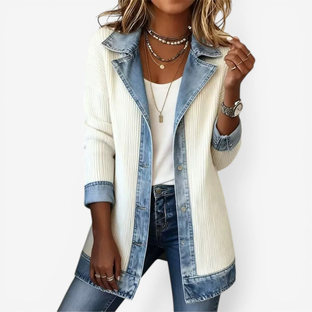 Lefèvre™ Veste en denim mélangé