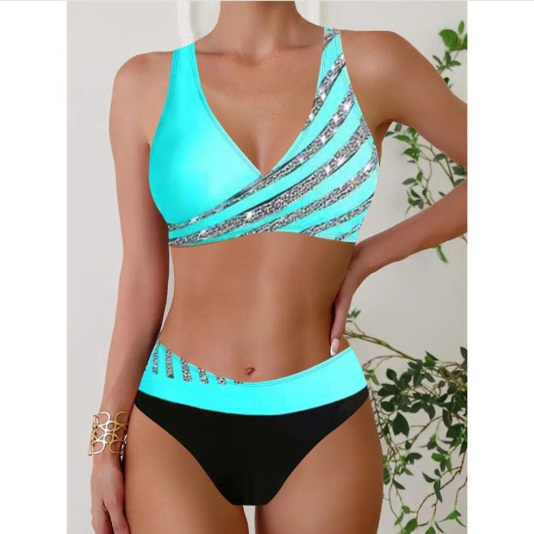 Lucía™ | Haut halter imprimé