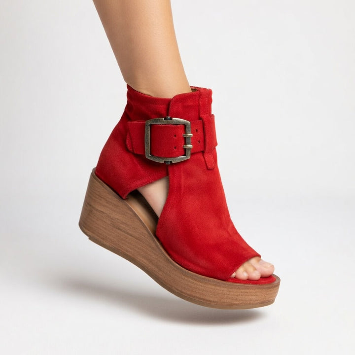 Lefèvre™ Modern Open Wedge Ankle Boots