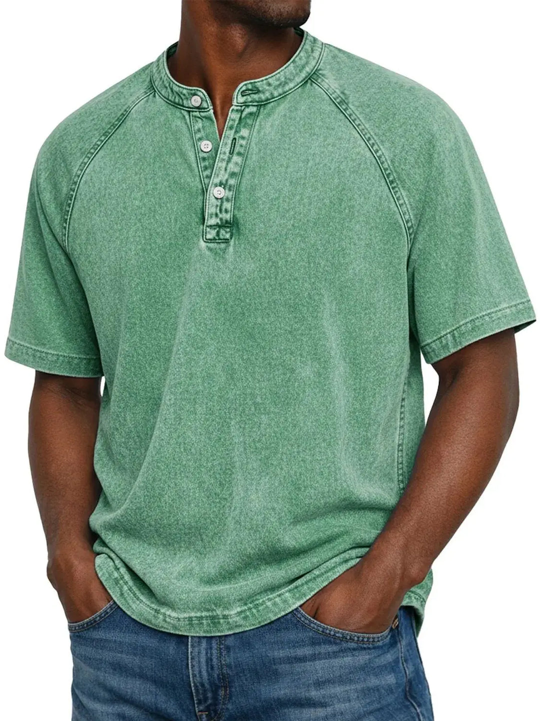 Mike™  Chemise vintage boutonnée pour homme