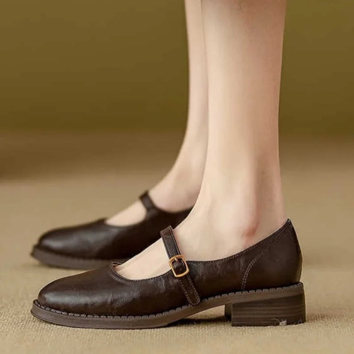 Brigitte – Comfort Leather Mary Janes