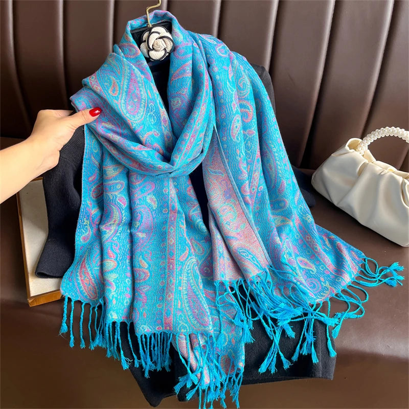 Lefèvre™ Écharpe à Motifs Bohème