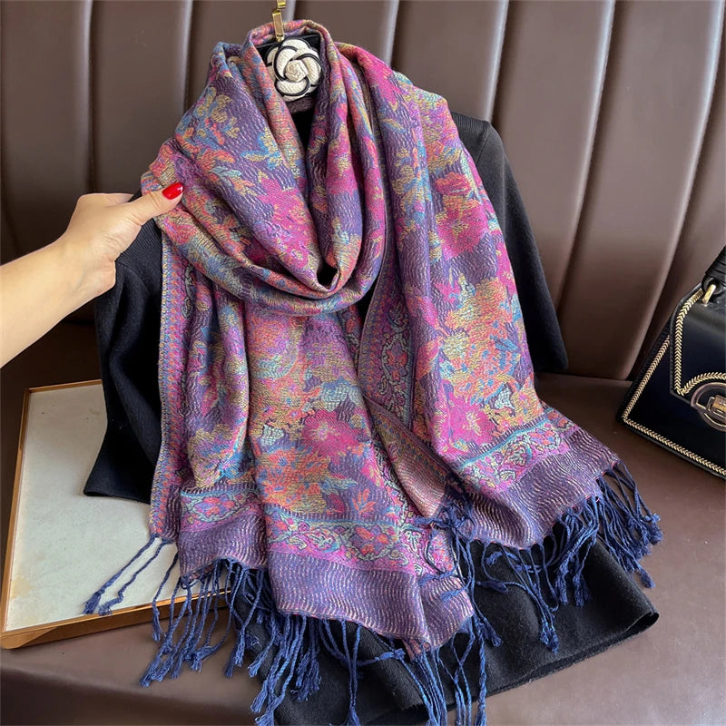 Lefèvre™ Écharpe à Motifs Bohème