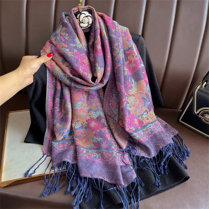 Lefèvre™ Écharpe à Motifs Bohème