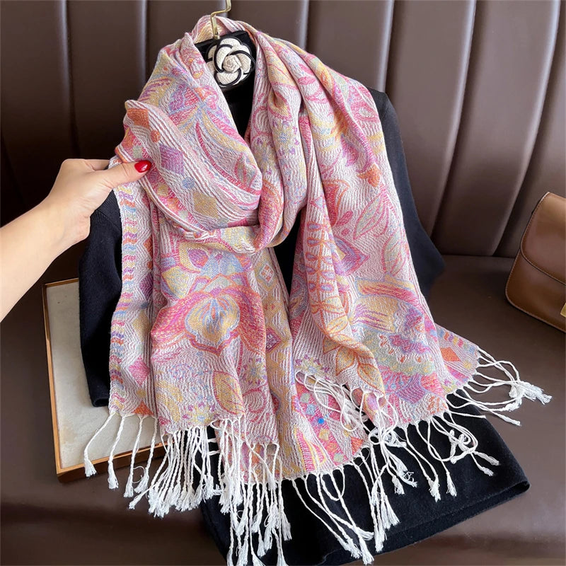 Lefèvre™ Écharpe à Motifs Bohème