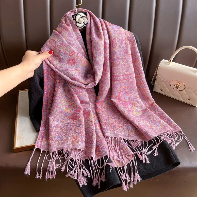 Lefèvre™ Écharpe à Motifs Bohème