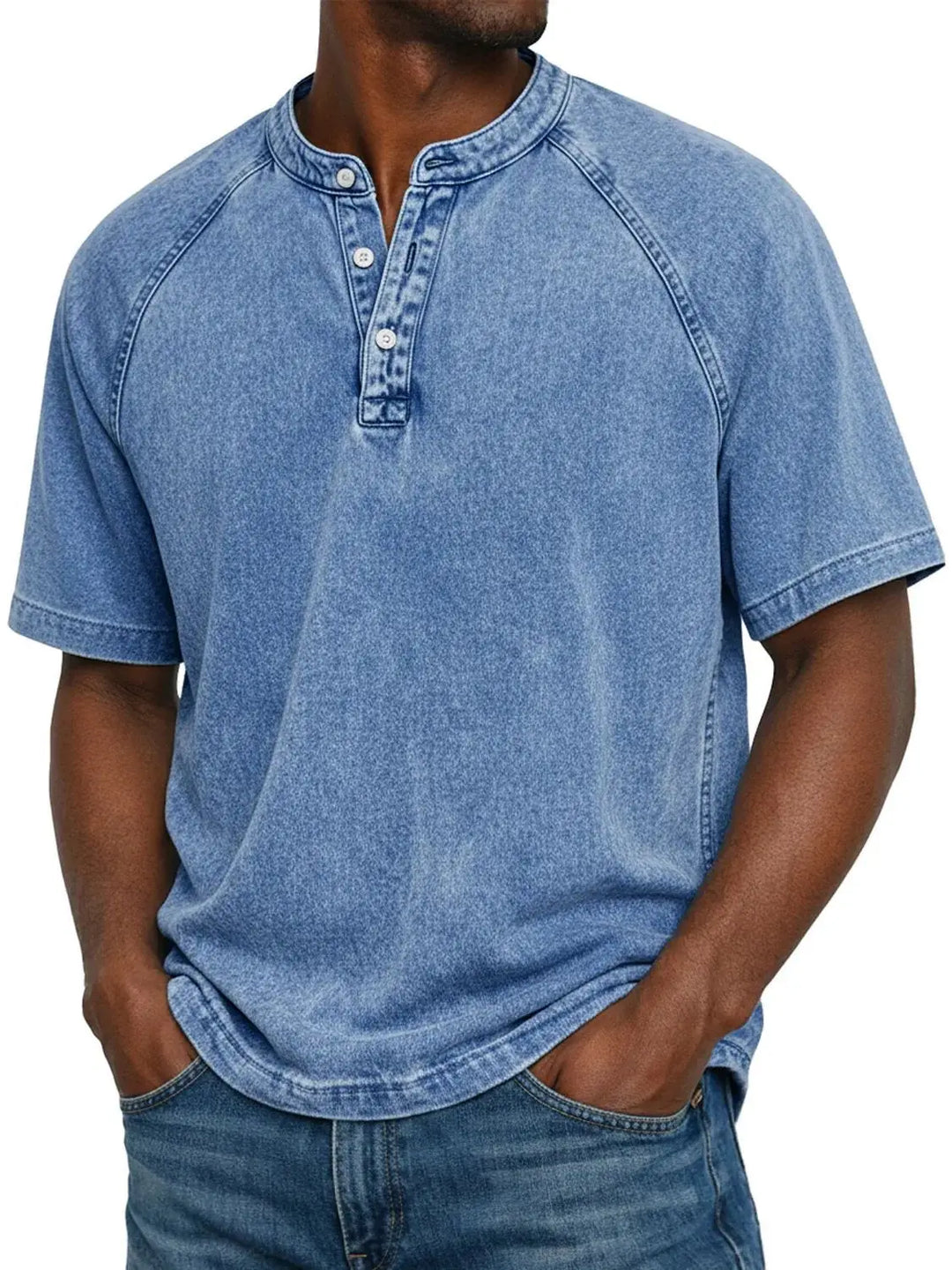 Mike™  Chemise vintage boutonnée pour homme