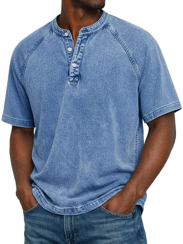 Mike™  Chemise vintage boutonnée pour homme
