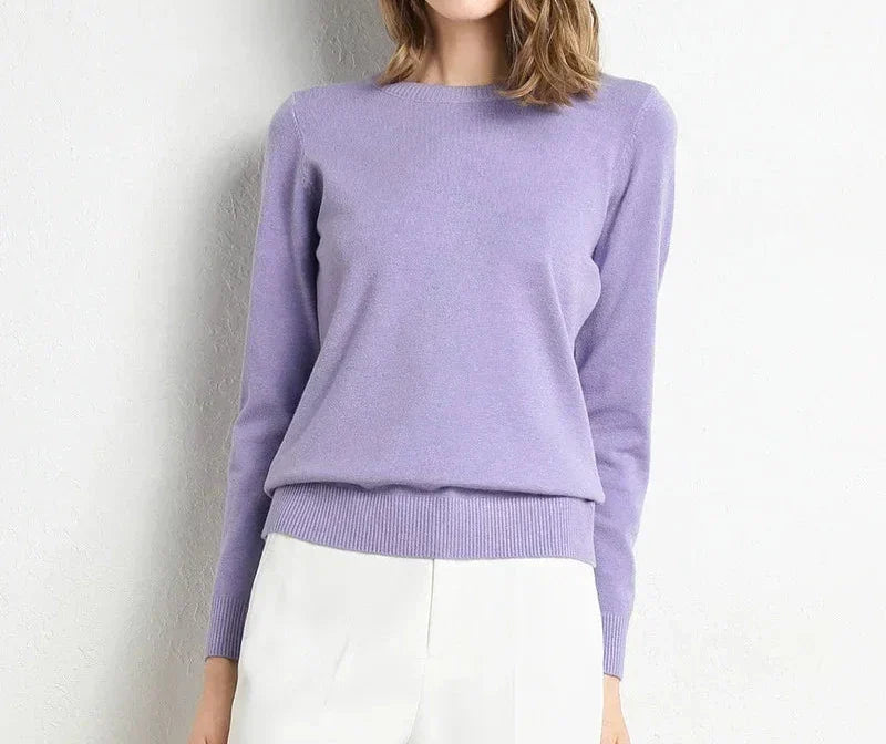 Lefèvre™ Pull confort en laine essentiel