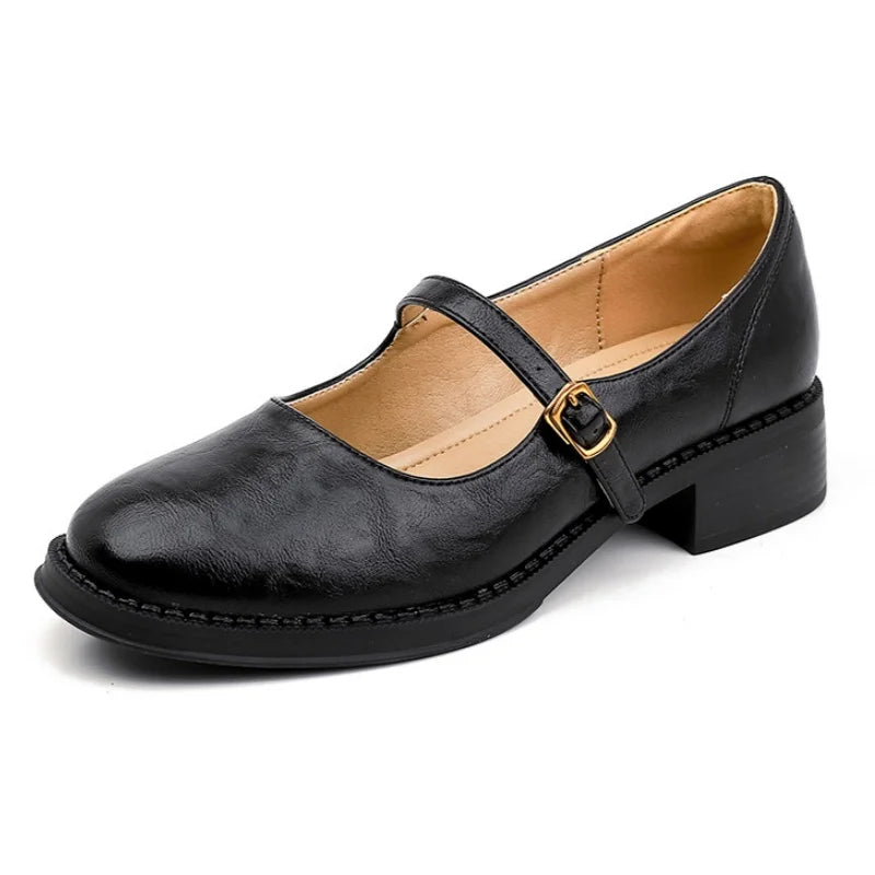 Brigitte – Comfort Leather Mary Janes