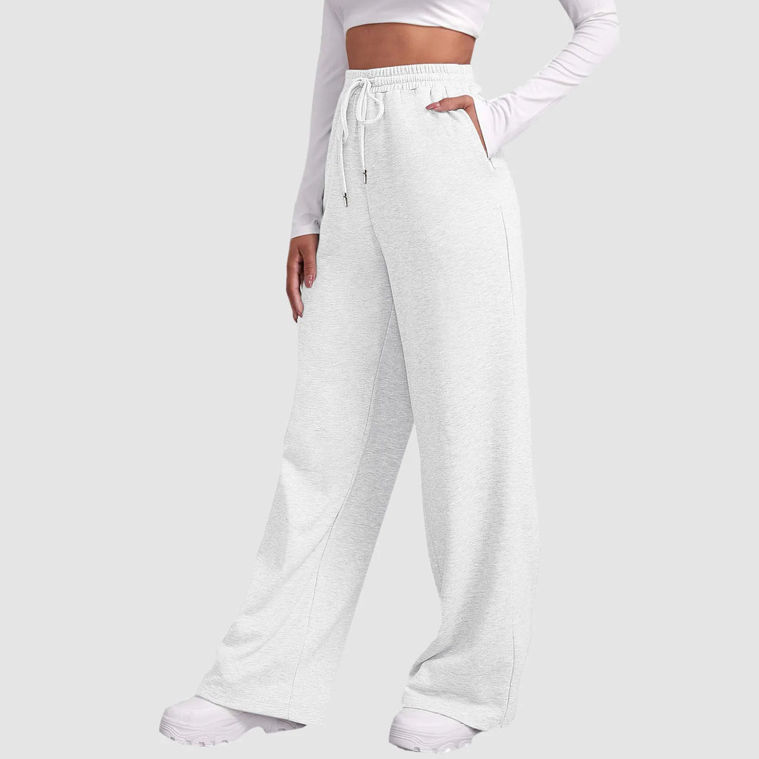 Lefèvre™ Joggers à jambe large et coupe décontractée