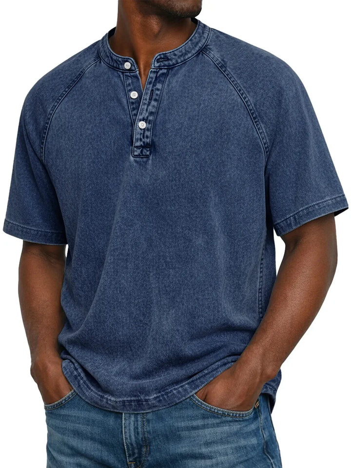 Mike™  Chemise vintage boutonnée pour homme