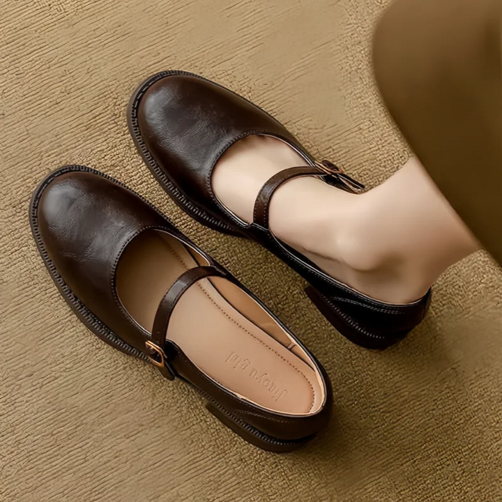 Brigitte – Comfort Leather Mary Janes