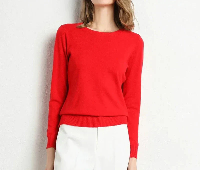 Lefèvre™ Pull confort en laine essentiel