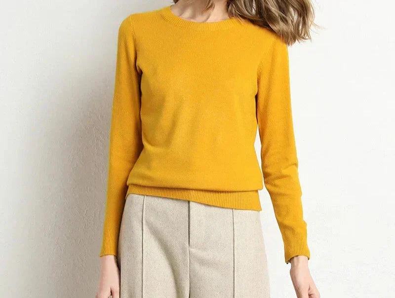 Lefèvre™ Pull confort en laine essentiel