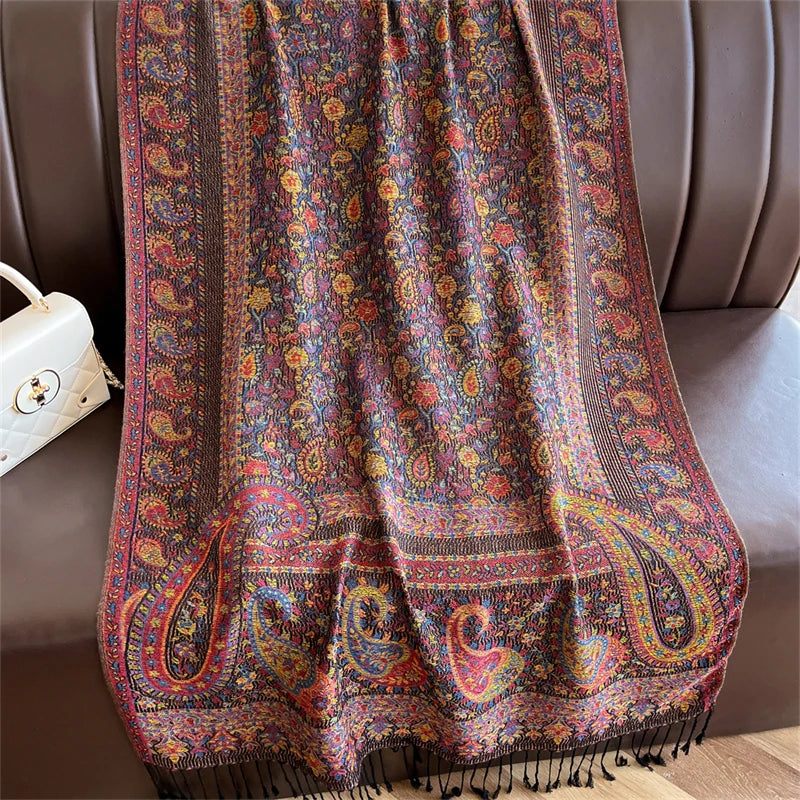 Lefèvre™ Écharpe à Motifs Bohème