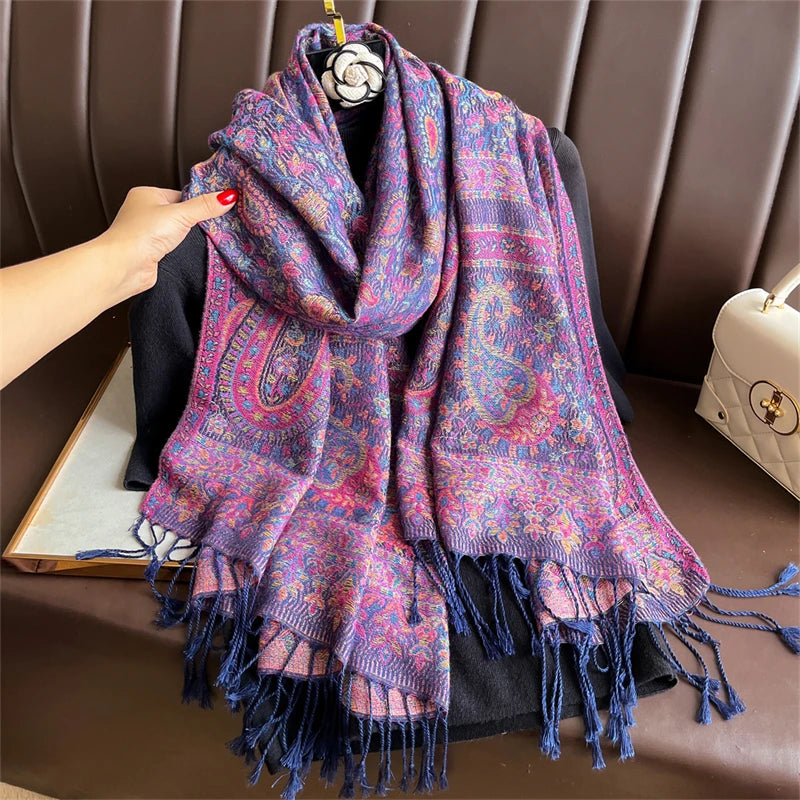 Lefèvre™ Écharpe à Motifs Bohème