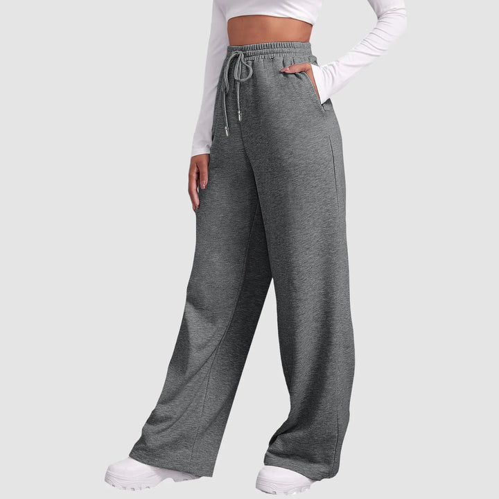 Lefèvre™ Joggers à jambe large et coupe décontractée
