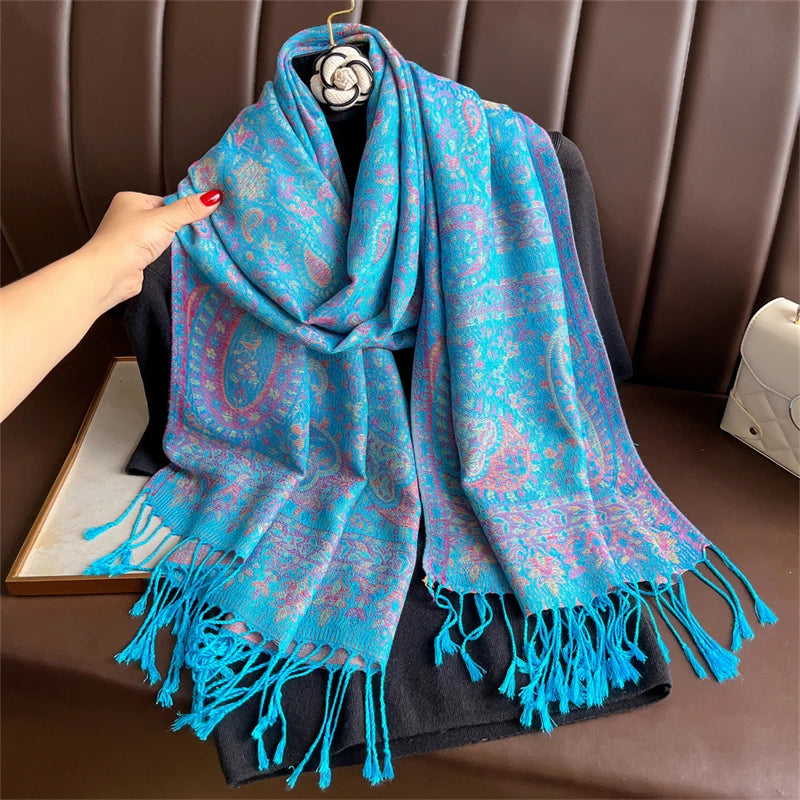 Lefèvre™ Écharpe à Motifs Bohème