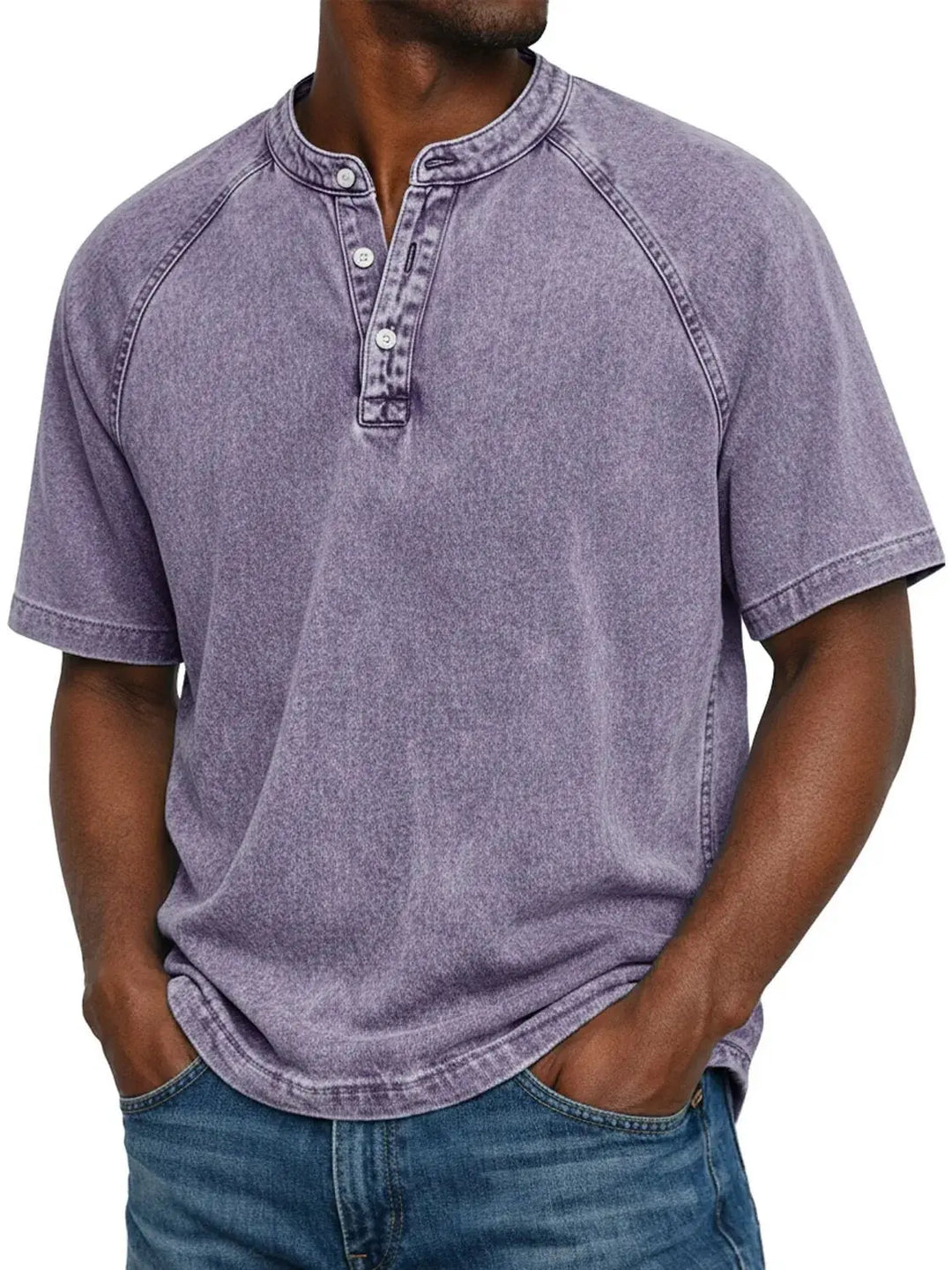 Mike™  Chemise vintage boutonnée pour homme